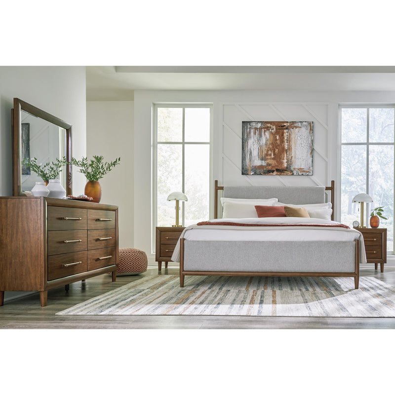 Signature Design by Ashley Lyncott B615B2 Queen Upholstered Panel Bed IMAGE 8