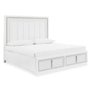 Signature Design by Ashley Chalanna B822B2 Queen Upholstered Storage Bed IMAGE 1