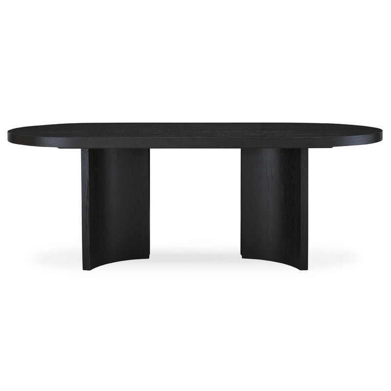  Signature Design by Ashley Rowanbeck D821-25 Oval Dining Room Table IMAGE 2