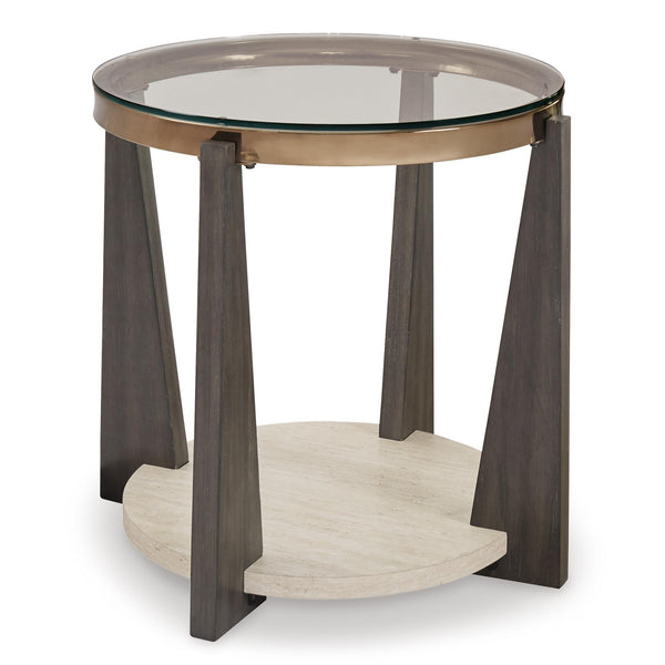  Signature Design by Ashley Frazwa T432-6 Round End Table IMAGE 1
