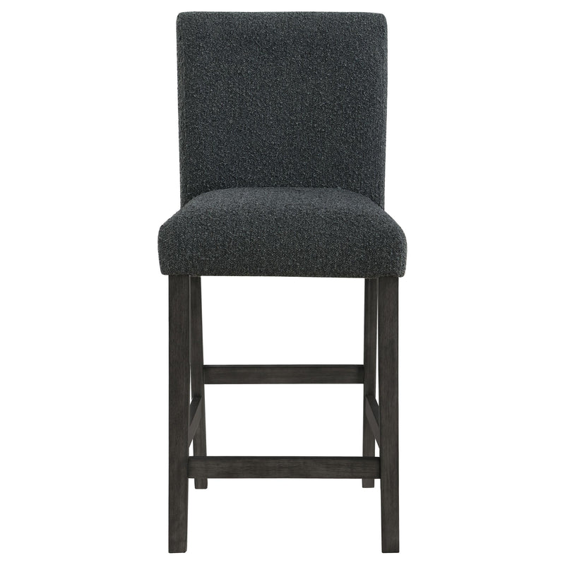 Coaster Furniture Alba 123139 Boucle Upholstered Counter Chair - Black IMAGE 3