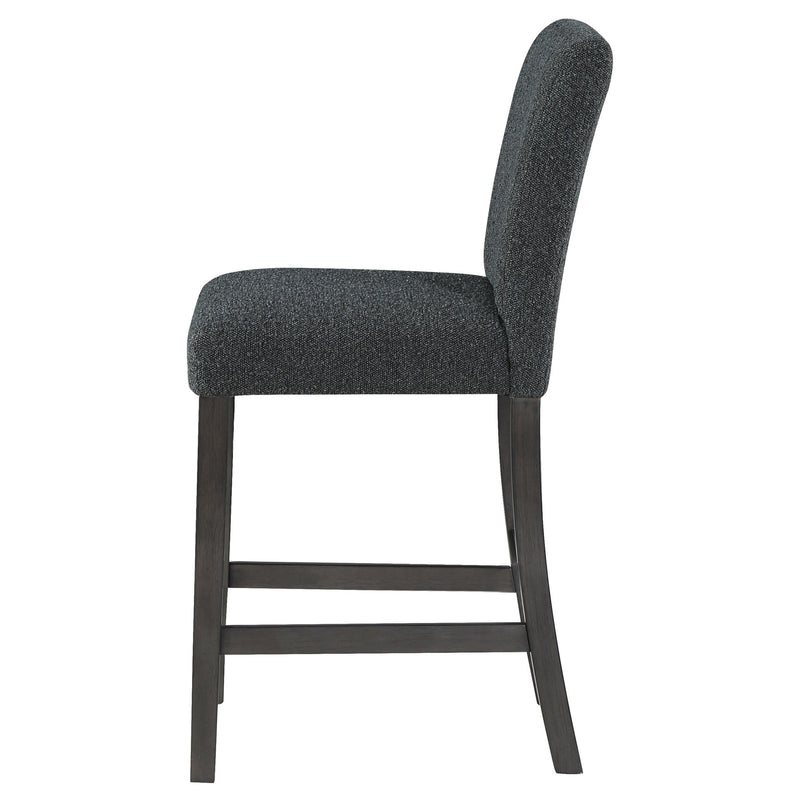 Coaster Furniture Alba 123139 Boucle Upholstered Counter Chair - Black IMAGE 5