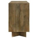 Coaster Furniture Tyler 130515 3-door Solid Wood Sideboard Buffet Cabinet - Mango Brown IMAGE 10