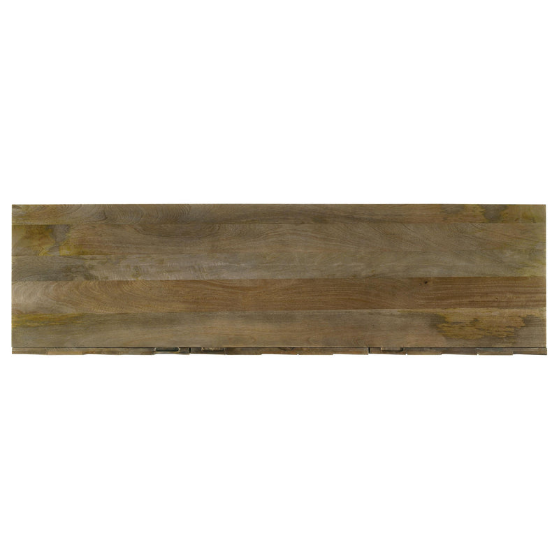 Coaster Furniture Tyler 130515 3-door Solid Wood Sideboard Buffet Cabinet - Mango Brown IMAGE 11