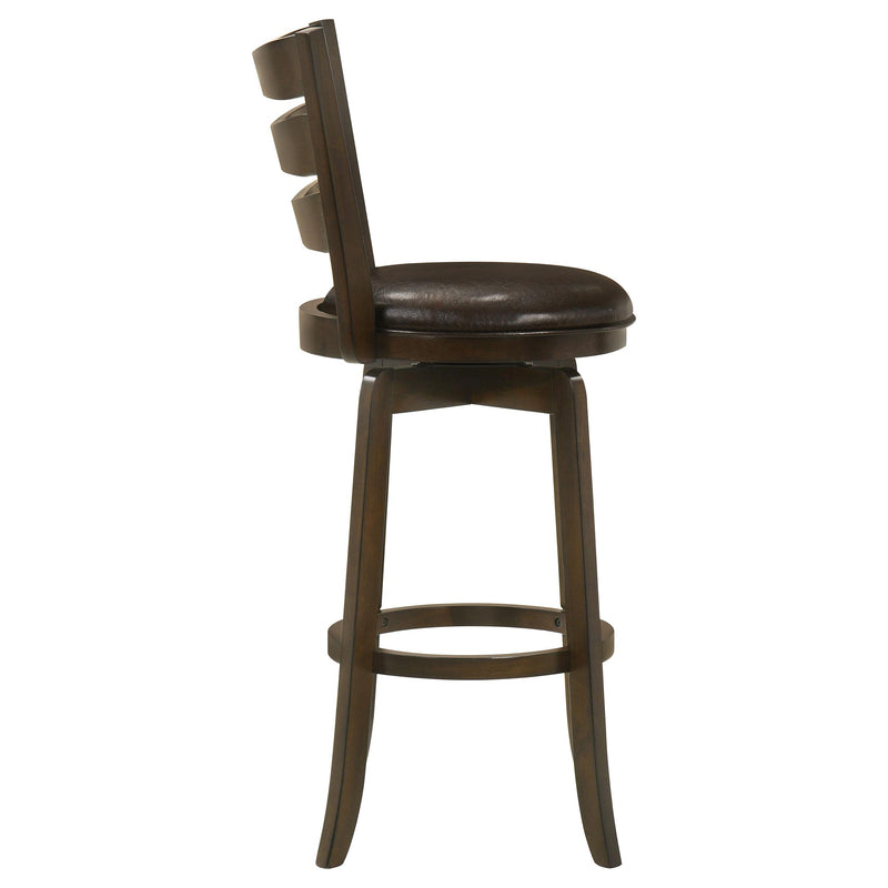 Coaster Furniture Murphy 181369 Wood Pub Height Swivel Bar Chair - Dark Brown IMAGE 8