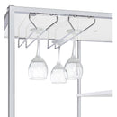 Coaster Furniture Figueroa 182034 5-shelf LED Wine Storage Bar Cabinet - White High Gloss IMAGE 13