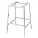 Coaster Furniture Jovani 182359 Acrylic Backless Bar Stool - Chrome IMAGE 3