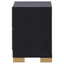 Coaster Furniture Marceline 222832 2-Drawer Nightstand - Black IMAGE 5