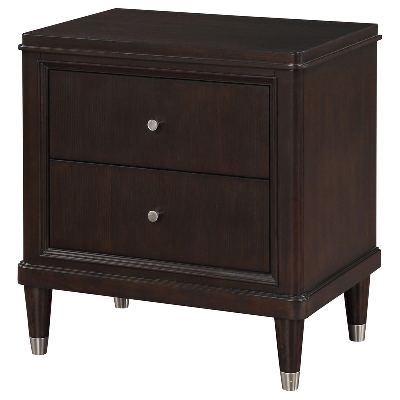Coaster Furniture Emberlyn 223062 2-Drawer Nightstand - Brown IMAGE 4