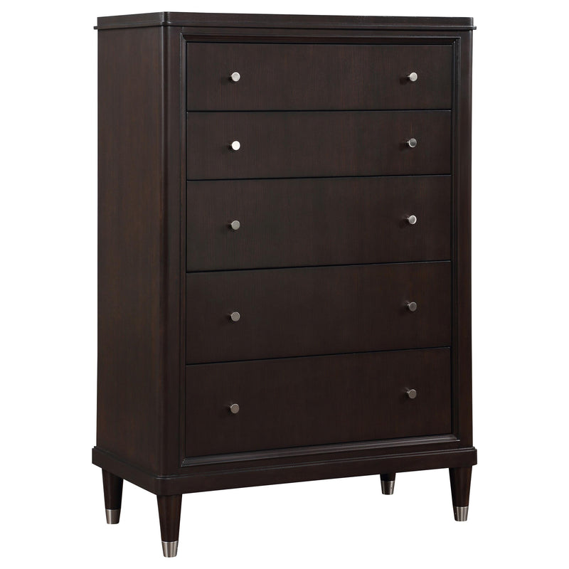 Coaster Furniture Emberlyn 223065 5-Drawer Bedroom Chest - Brown IMAGE 1