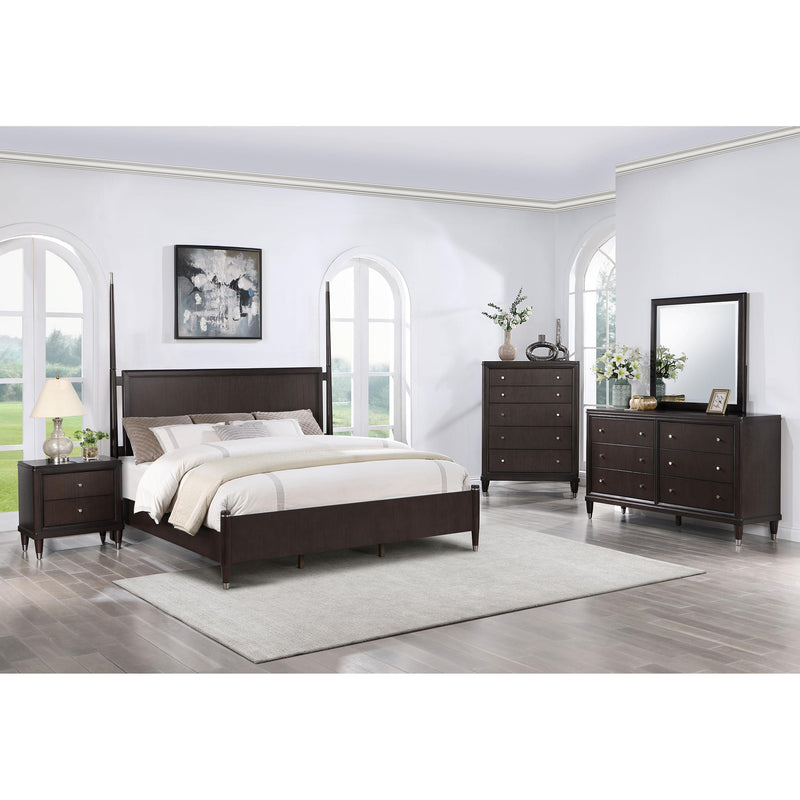 Coaster Furniture Emberlyn 223061Q Wood Queen Poster Bed - Brown IMAGE 10