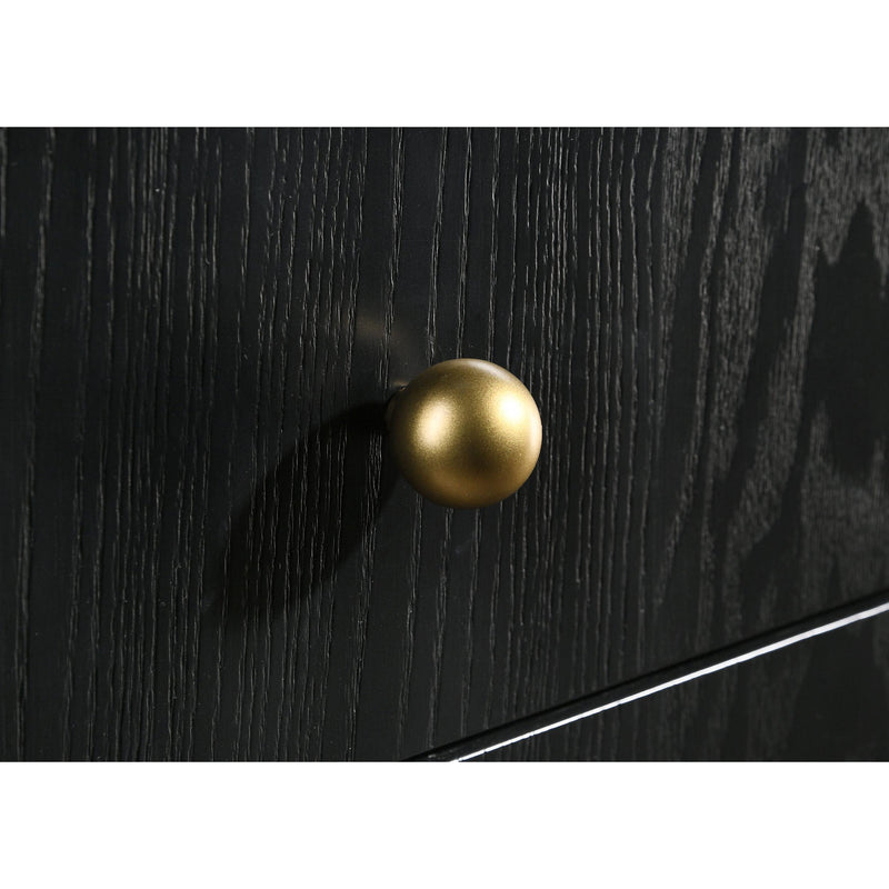 Coaster Furniture Arini 224337 2-Drawer Vanity Desk Makeup Table - Black IMAGE 12