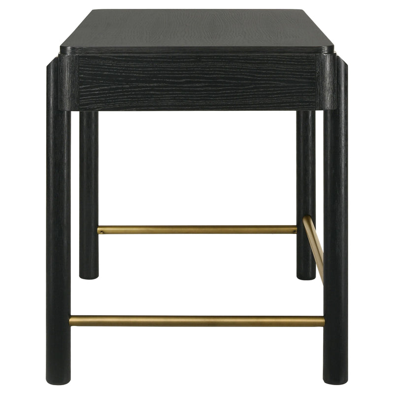 Coaster Furniture Arini 224337 2-Drawer Vanity Desk Makeup Table - Black IMAGE 6