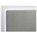 Coaster Furniture Caraway 224771Q Wood Queen LED Panel Bed - White IMAGE 6