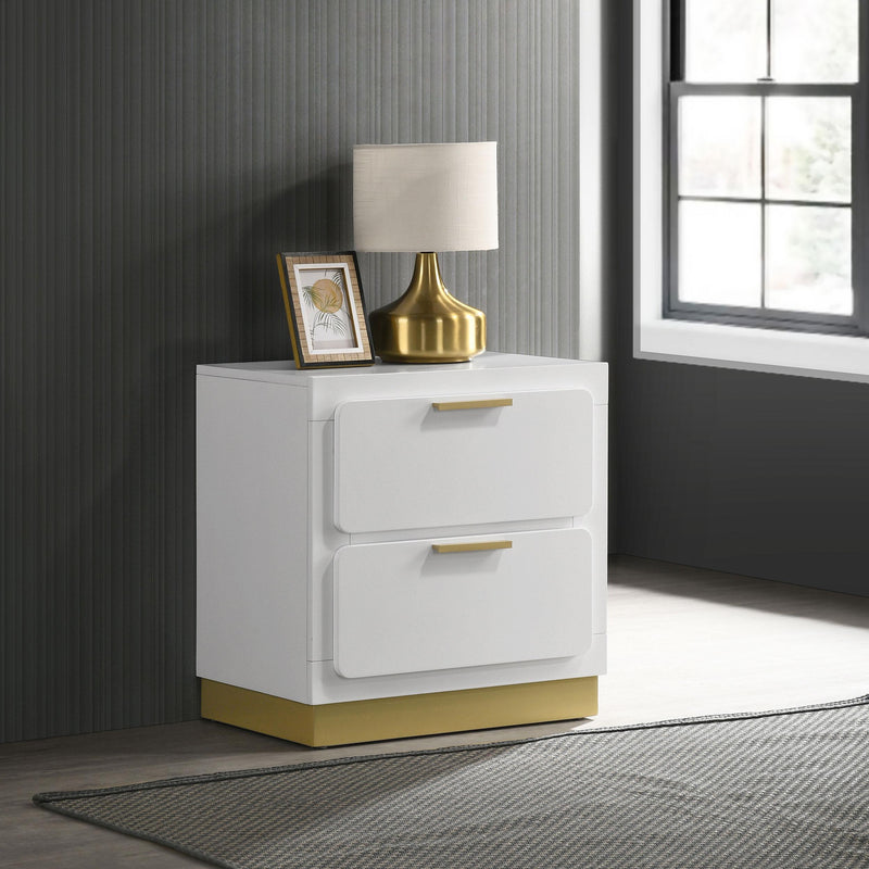 Coaster Furniture Caraway 224772 2-Drawer Nightstand - White IMAGE 2