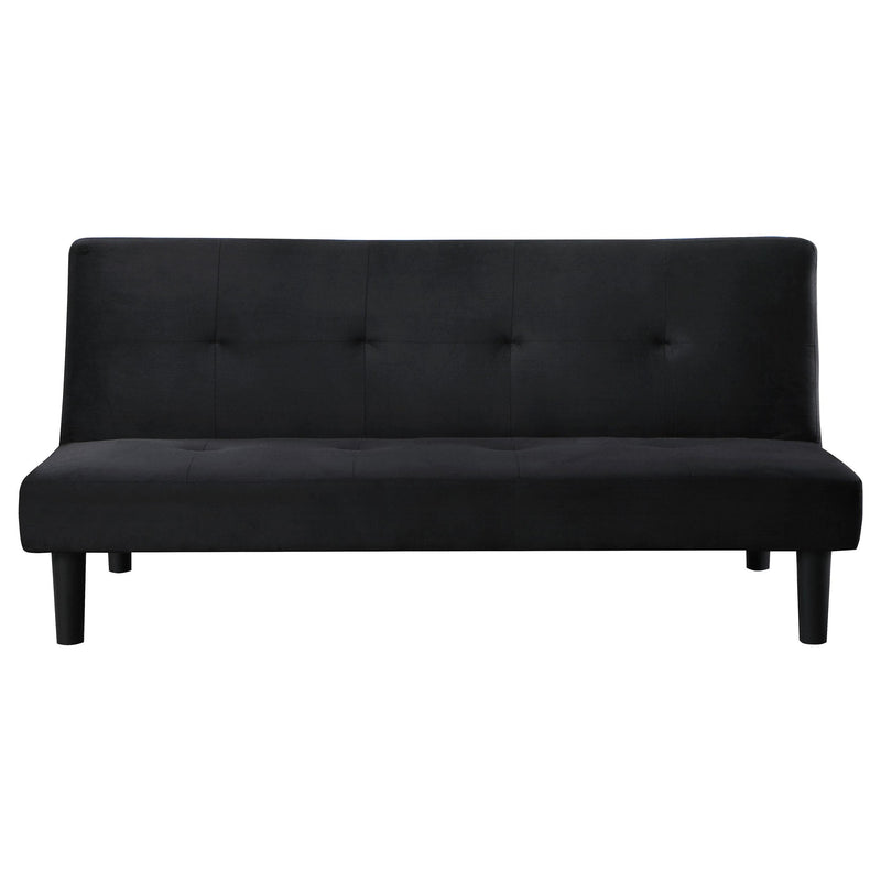 Coaster Furniture Stanford 360238 Upholstered Tufted Convertible Sofa Bed - Black IMAGE 5