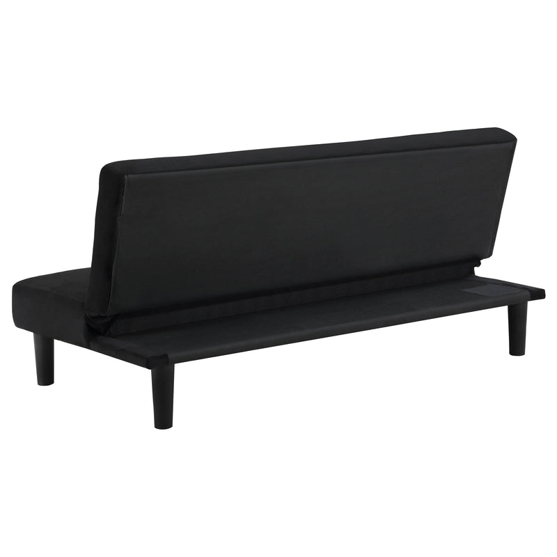 Coaster Furniture Stanford 360238 Upholstered Tufted Convertible Sofa Bed - Black IMAGE 8