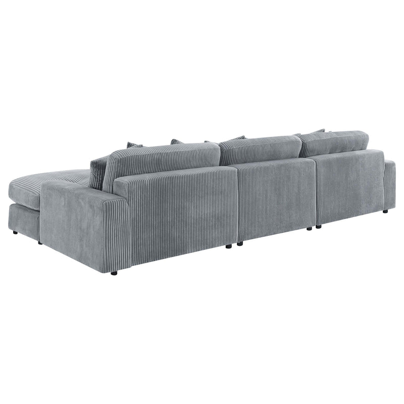 Coaster Furniture Blaine 509900-SET Upholstered Reversible Sectional Sofa - Fog IMAGE 7