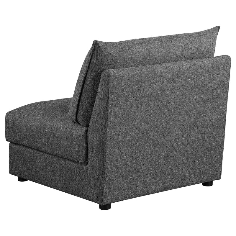 Coaster Furniture Sasha 551681-SETB 3 pc Upholstered Sofa - Barely Black IMAGE 11