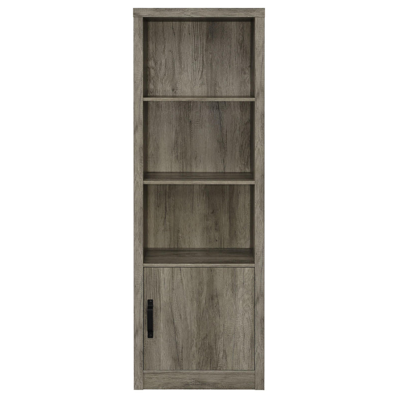 Coaster Furniture Burke 707726 3-shelf Engineered Wood Media Tower - Grey Driftwood IMAGE 4