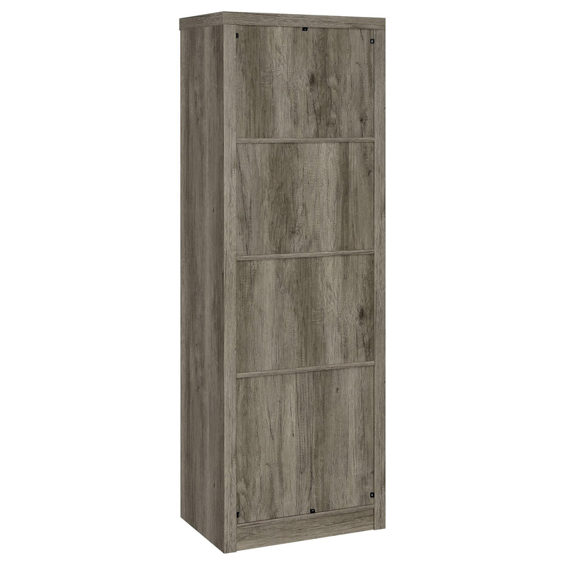 Coaster Furniture Burke 707726 3-shelf Engineered Wood Media Tower - Grey Driftwood IMAGE 6