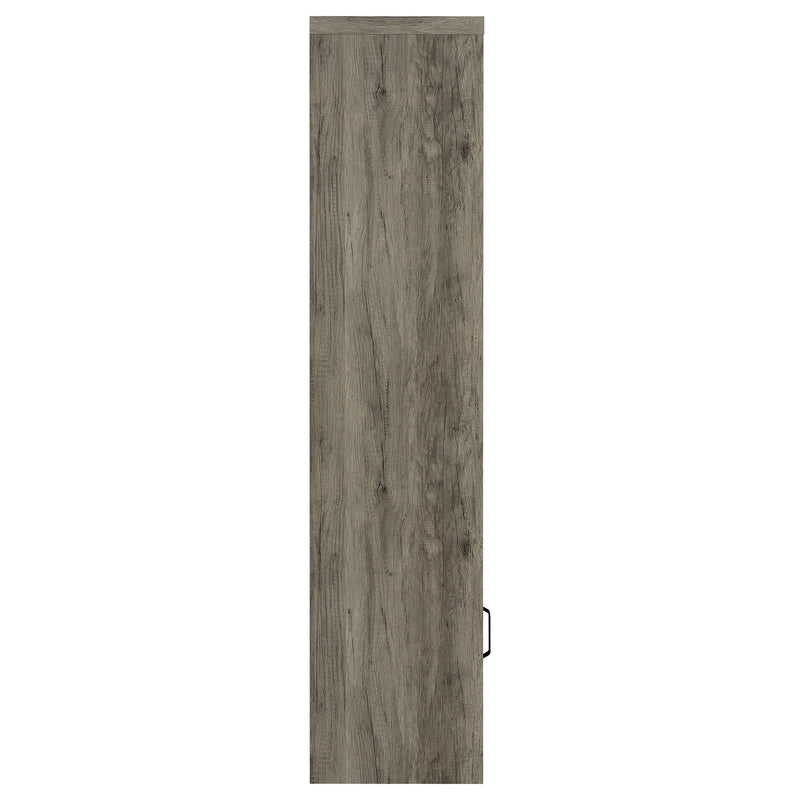 Coaster Furniture Burke 707726 3-shelf Engineered Wood Media Tower - Grey Driftwood IMAGE 8