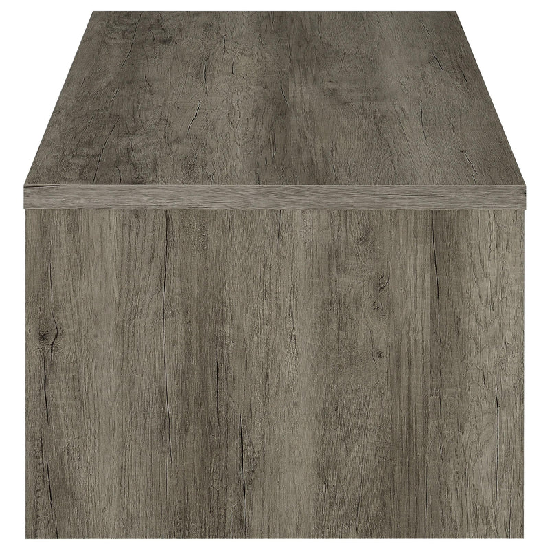 Coaster Furniture Felix 707728 2-Drawer Engineered Wood Coffee Table - Grey Driftwood IMAGE 5