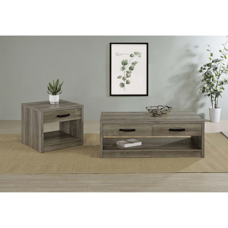Coaster Furniture Felix 707728 2-Drawer Engineered Wood Coffee Table - Grey Driftwood IMAGE 8