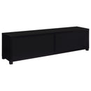 Coaster Furniture Jupiter 736303 4-door Engineered Wood 79-inch TV Stand - Black IMAGE 7