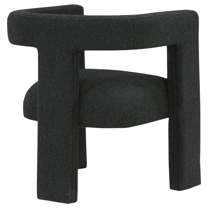 Coaster Furniture Petra 902882 Boucle Upholstered Accent Side Chair - Black IMAGE 7
