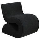 Coaster Furniture Ronea 903155 Boucle Upholstered Armless Curved Chair - Charcoal IMAGE 1