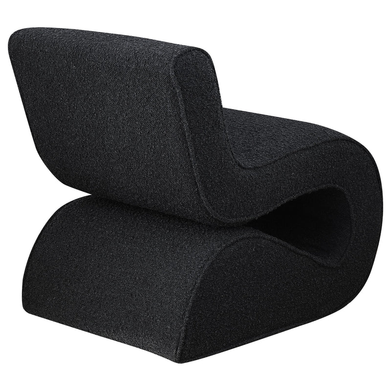 Coaster Furniture Ronea 903155 Boucle Upholstered Armless Curved Chair - Charcoal IMAGE 7