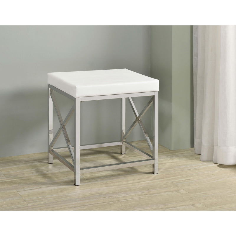 Coaster Furniture Eliza 936164 Vanity Set with Lighting & Stool - White and Chrome IMAGE 17
