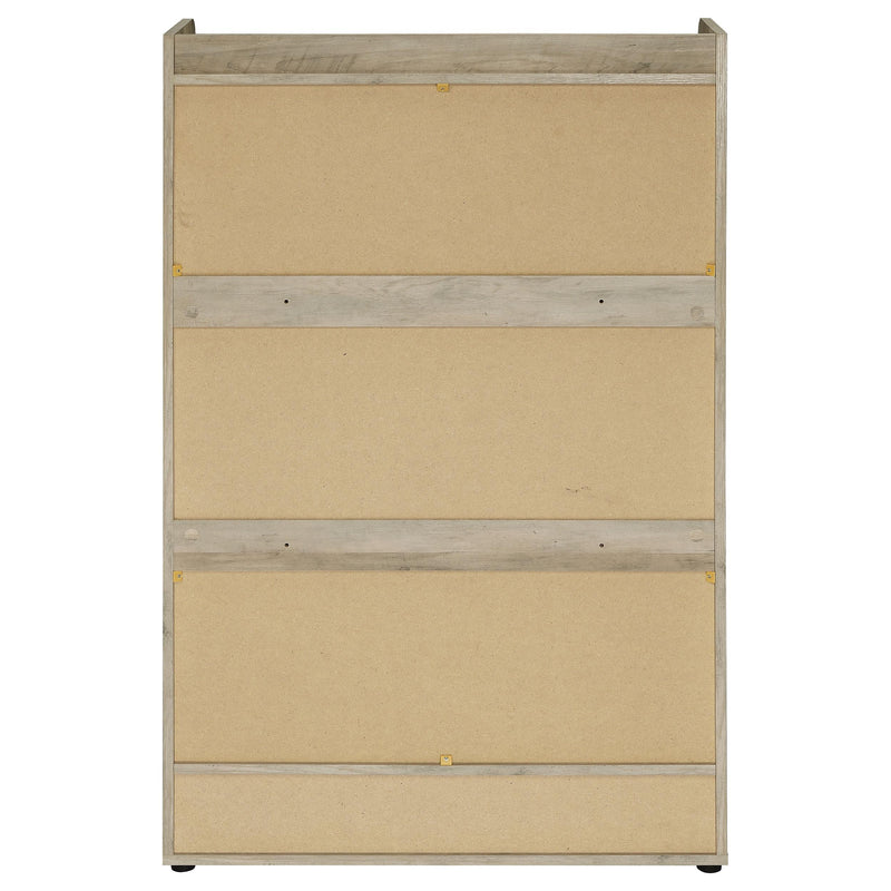 Coaster Furniture Denia 950404 3-tier Engineered Wood Shoe Cabinet - Grey IMAGE 9
