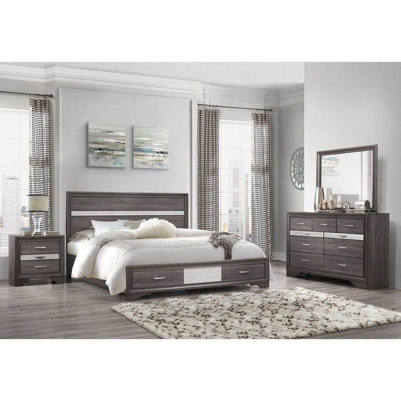 IFDC Harper 9-Drawer Dresser with Mirror Harper Dresser and Mirror Set IMAGE 3