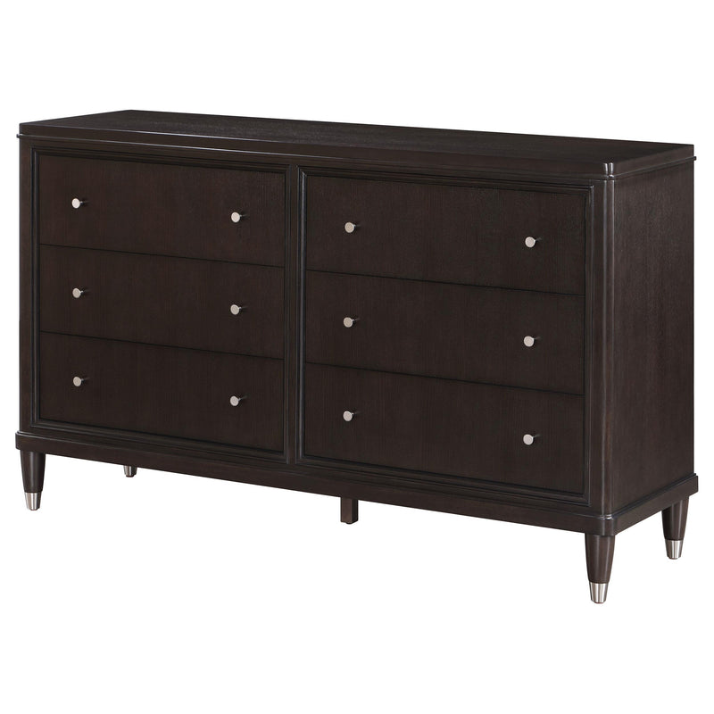 Coaster Furniture Emberlyn 223063 6-Drawer Dresser - Brown IMAGE 3