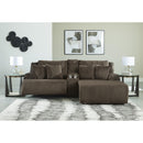 Signature Design by Ashley Top Tier 92705S4 3 pc Reclining Sectional Sofa with Chaise IMAGE 3