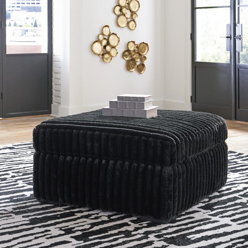  Signature Design by Ashley Midnight-Madness 9810308 Oversized Accent Ottoman IMAGE 4