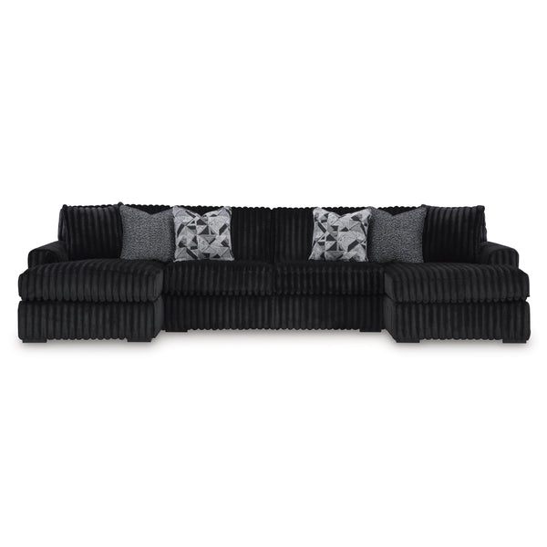 Signature Design by Ashley Midnight-Madness 98103S5 3 pc Sectional with Chaise IMAGE 1