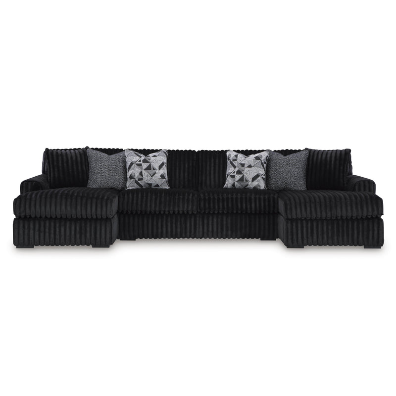 Signature Design by Ashley Midnight-Madness 98103S5 3 pc Sectional with Chaise IMAGE 1