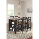  Signature Design by Ashley Gesthaven D396-13 Rectangular Dining Room Counter Table IMAGE 8