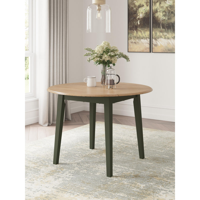  Signature Design by Ashley Gesthaven D401-15 Round Dining Room Drop Leaf Table IMAGE 5