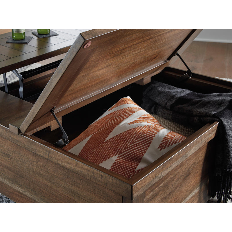 Signature Design by Ashley Moriville T731T1 Lift-top Coffee Table and 2 End Tables IMAGE 4