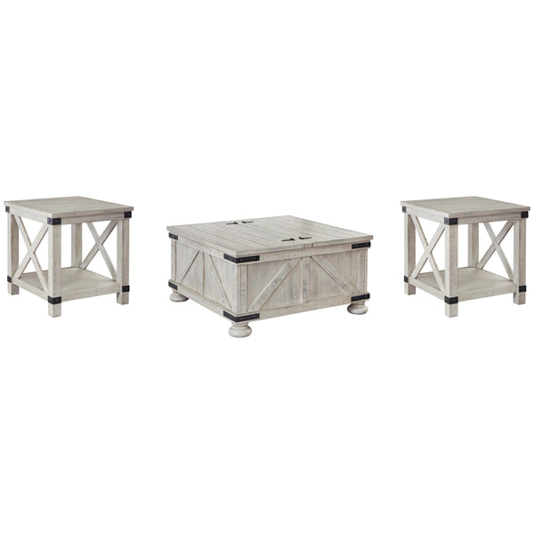 Signature Design by Ashley Carynhurst T929T1 Coffee Table and 2 End Tables IMAGE 1