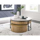Signature Design by Ashley Fridley T964T1 Coffee Table and 2 End Tables IMAGE 2