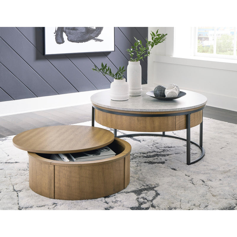 Signature Design by Ashley Fridley T964T1 Coffee Table and 2 End Tables IMAGE 4