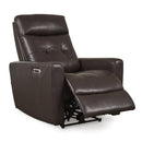  Signature Design by Ashley Pisgham U1050013 Power Recliner with Adjustable Headrest IMAGE 2