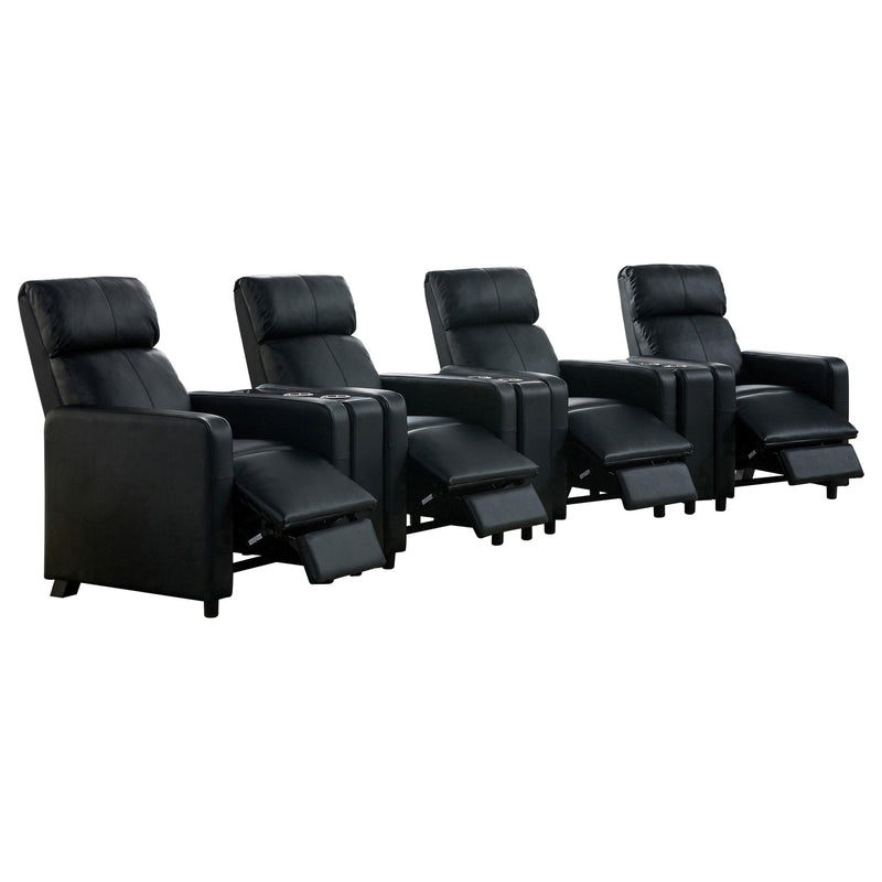 Coaster Furniture Toohey 600181-S4A 7 pc Home Theater Seating IMAGE 2