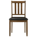 Coaster Furniture Parkwood 150400 5-piece Square Dining Table Set - Honey Brown IMAGE 6