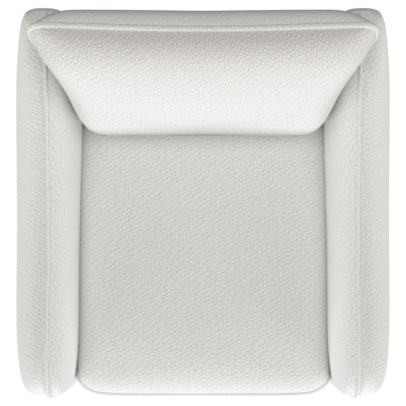 Coaster Furniture Madia 903391 Upholstered Sloped Arm Swivel Glider Chair - Vanilla IMAGE 9